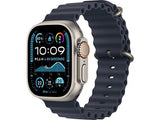 Apple Watch Ultra 2 (2024), GPS + Cellular, 49 mm, Caja de Titanio Natural, Gesto doble toque, Correa Ocean Band de color Azul marino