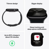 Smartwatch - APPLE Watch Series 10, M/L, Titanio, Gris