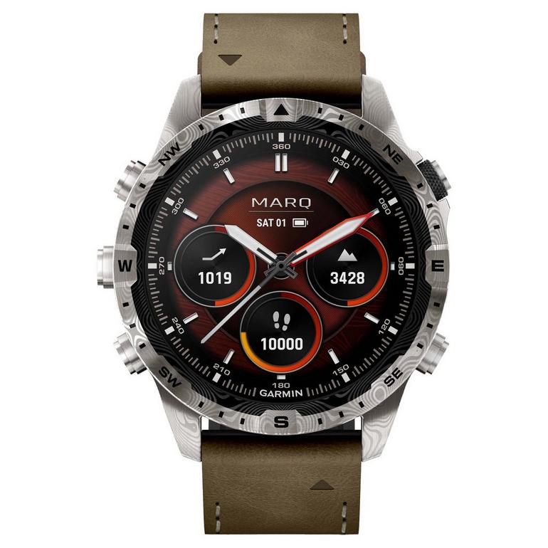 Garmin MARQ Adventurer (Gen 2) Damascus Steel Edition 46mm Smartwatch £2,800