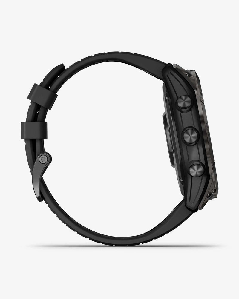Garmin EPIX 2 PRO Zafiro 51 mm Titanio DLC gris carbón correa negro
